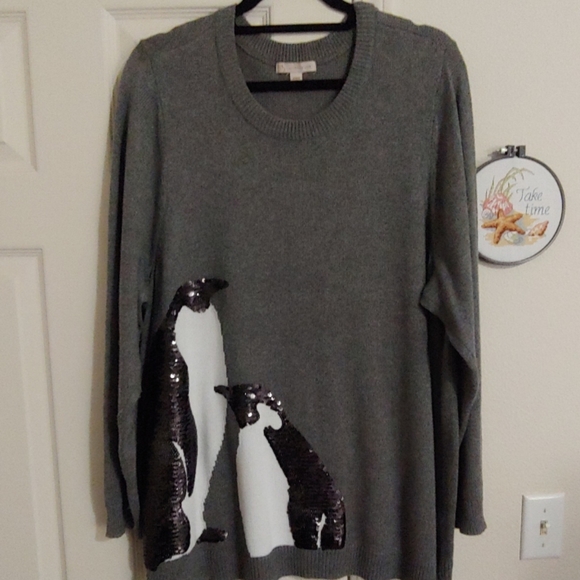 Dress Barn Sweaters - Dress Barn Penguin Sweater